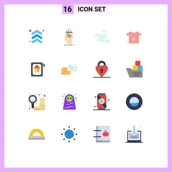 Set Modern Icons Symbols Signs Card Flower Thinking Body Spring — Stock Vector