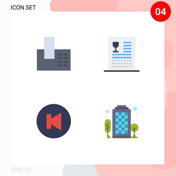 Universal Flat Icons Set Web Mobile Applications Appliances Arrow Phone — Stockový vektor