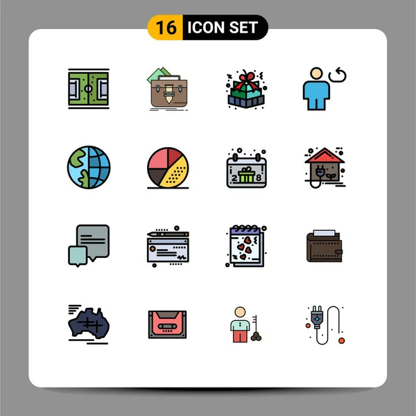 Conjunto Iconos Interfaz Usuario Moderna Signos Símbolos Para Humanos Avatar — Archivo Imágenes Vectoriales