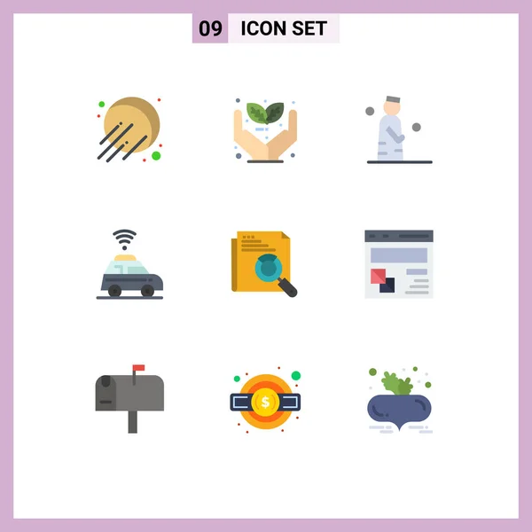 Stock Vector Icon Pack Line Signs Symbols Web Page Man — 스톡 벡터