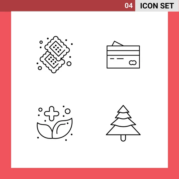 Universal Icon Symbols Group Modern Filledline Flat Colors Candy Credit — Vetor de Stock