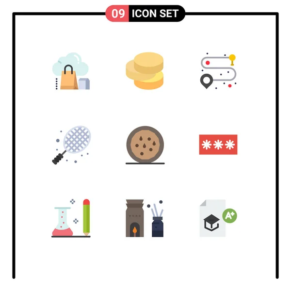 Set Iconos Interfaz Usuario Moderna Símbolos Signos Para Acción Gracias — Vector de stock