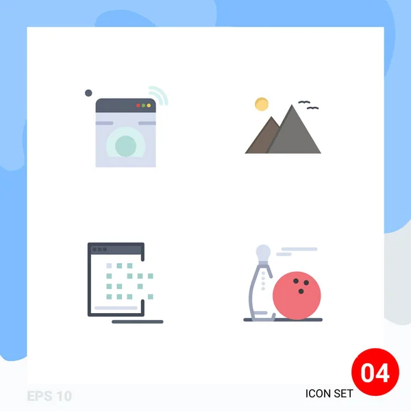 인터넷 Editable Vector Design Elements 상업용 아이콘 — 스톡 벡터