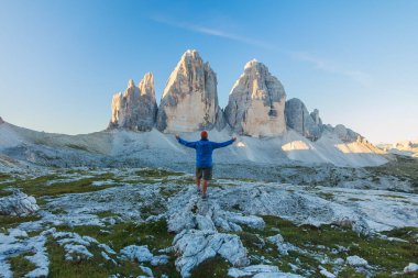 Dolomitlerin güzelliği. İtalya