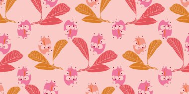 Retro sonbahar çilek deseni