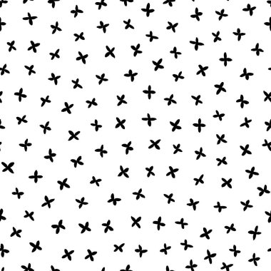 Vektör soyut grunge çiçek deseni