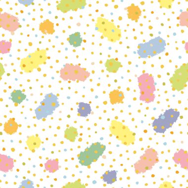 Soyut düzensiz sanat fırçası deseni.