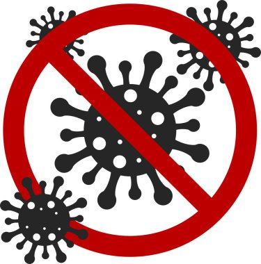 Çizim konsepti, Coronavirus COVID-19 'u durdurun..