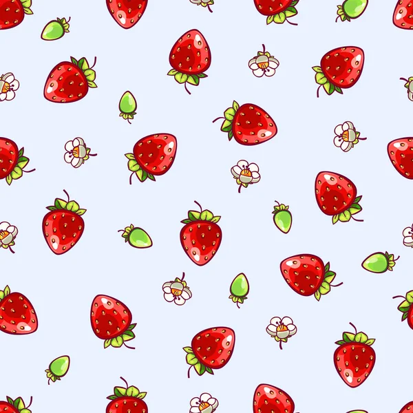 Çilek polka noktalı desene