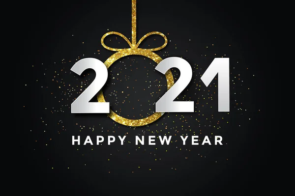 2021 Happy New Year Background Liburan Tahun 2021 — Stok Foto