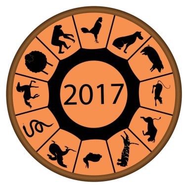 2017 ile horoz üstte Çince Zodyak