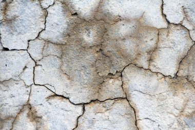 Islak dramatik beton kırık duvar