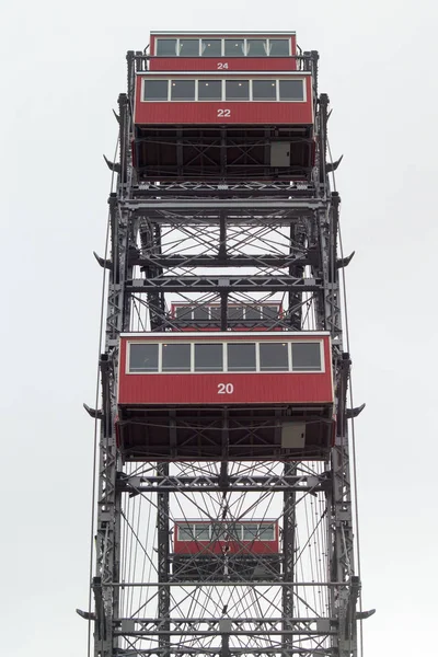 Ferris wheel vista frontal — Fotografia de Stock