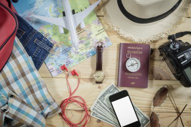 Seyahat kavramı ile Aksesuar 