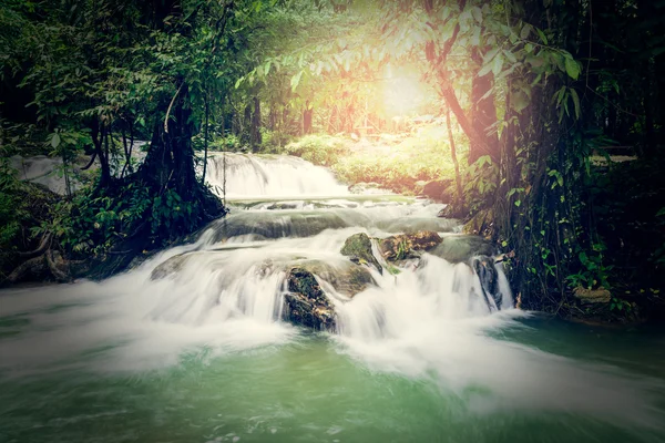 Sa Nang Manora waterfall, Phang Nga, Thailand — Stock fotografie