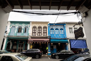 Phuket, Tayland - 16 Aralık 2016: Chino Portekizce bu stil