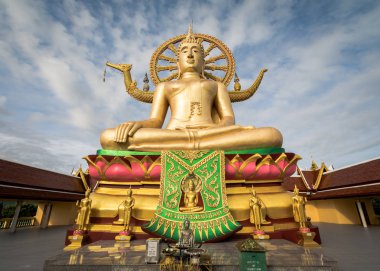Koh Samui, Tayland - Aralık 24: Wat Phra Yai Koh, Big Buddha