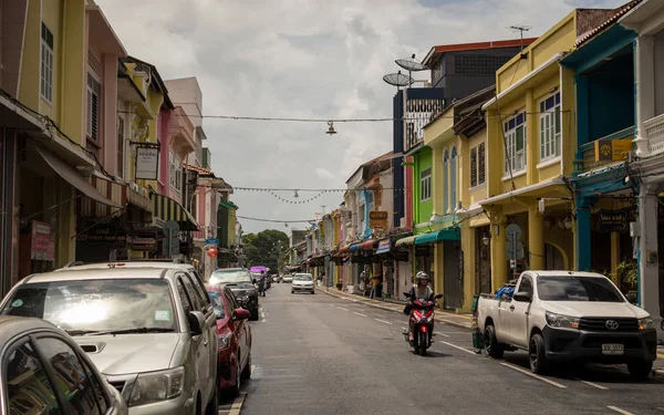 Phuket, Tayland - 30 Temmuz 2017: Chino-Portekizce stil tanıklarımız.
