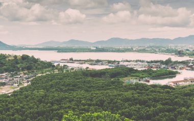 Koh sirey Temple phuket görünümünün çevre.