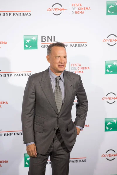 Tom Hanks Roma Film Festivali 2016, Roma 13 Ekim 2016 — Stok fotoğraf