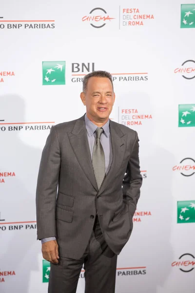 Tom Hanks Roma Film Festivali 2016, Roma 13 Ekim 2016 — Stok fotoğraf