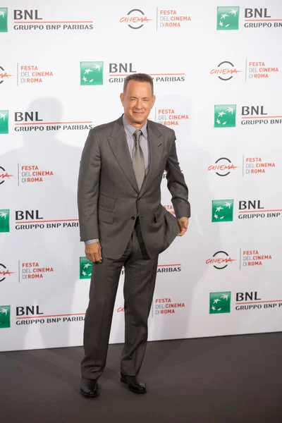 Tom Hanks Roma Film Festivali 2016, Roma 13 Ekim 2016 — Stok fotoğraf