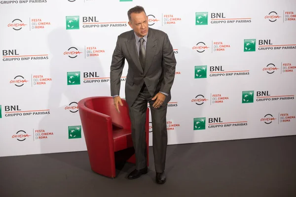 Tom Hanks Roma Film Festivali 2016, Roma 13 Ekim 2016 — Stok fotoğraf