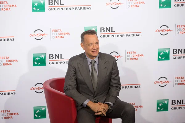 Tom Hanks Roma Film Festivali 2016, Roma 13 Ekim 2016 — Stok fotoğraf