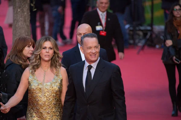 Tom Hanks w Rzymie Film Festival 2016, Rome 13 października 2016 r. Obrazy Stockowe bez tantiem