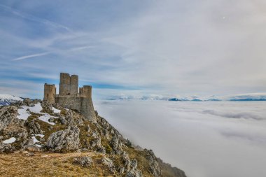 The Castel of Rocca Calascio in Italy clipart