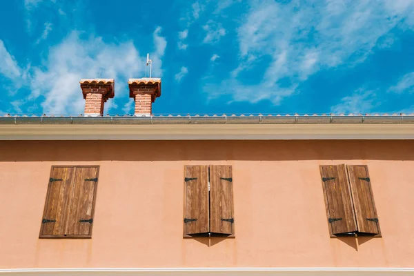 Houses and rooftop in historic city of Nin, Croatia — Stock Photo, Image