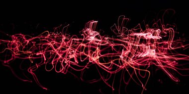 Hareket soyut gece ışıklar çizgilerin bulanık. Hafif iz.