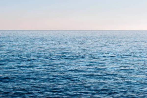 Oceano Mar Horizonte Céu Papel Parede Fundo Paisagem Mar Kupari — Fotografia de Stock