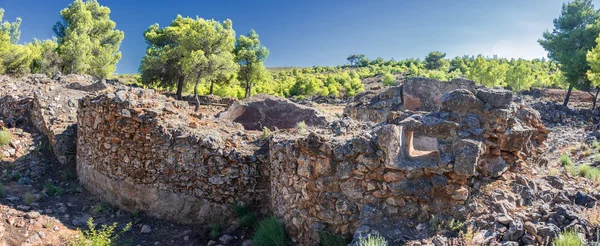 Impressionante Vista Sul Sito Storico Lavrion Ancient Silver Mines — Foto Stock