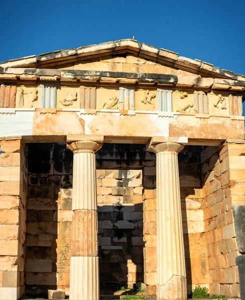 Tesouro Dos Atenienses Século Delfos Grécia — Fotografia de Stock