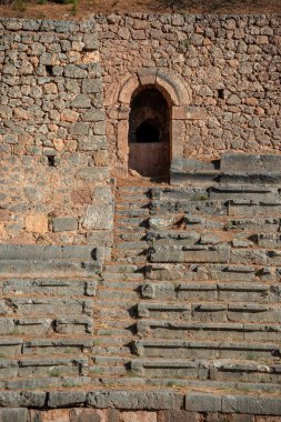 Yunanistan 'ın Delphi kentindeki Stadyumun Detaylı Görüntüsü
