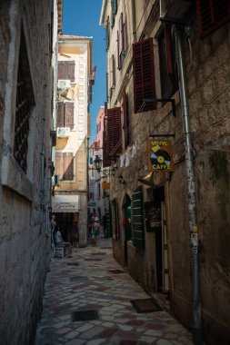 Impressions of the old town of Kotor in Montenegro