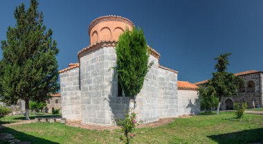 Arnavutluk 'un Apollonia kentindeki Aziz Mary Bizans Kilisesi