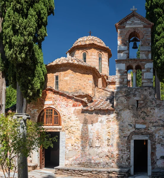 Impressionen Des Kesariani Klosters Auf Dem Berg Imitos Nahe Athen — Stockfoto