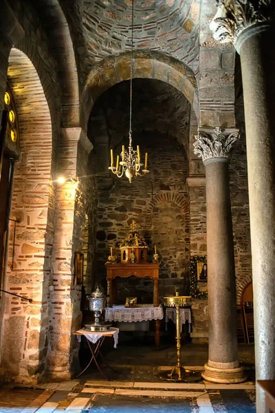 Monasterio Hosios Loukas Uno Los Monumentos Más Importantes Arquitectura Bizantina —  Fotos de Stock