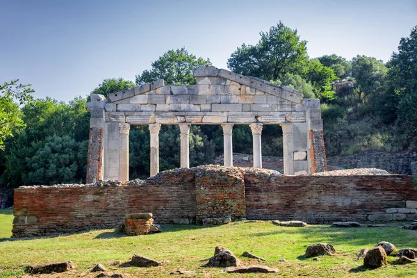 Ερείπια Αρχαίας Ελληνικής Πόλης Της Απολλωνίας Ιλλυρία — Φωτογραφία Αρχείου