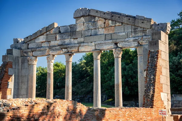 Apollonia Antik Yunan Şehrinin Kalıntıları Illyria — Stok fotoğraf