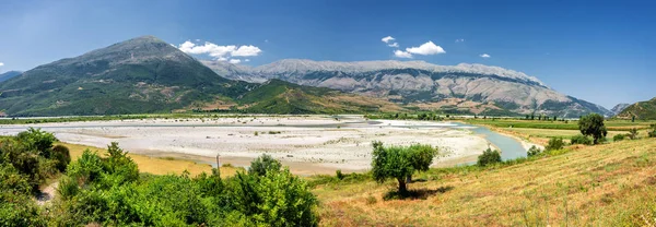 Albán Lanscape Közel Gjirokastra Albánia — Stock Fotó