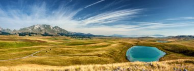 Karadağ 'daki Durmitor Ulusal Parkı' nda Nefes Kesen Sabah Sahnesi