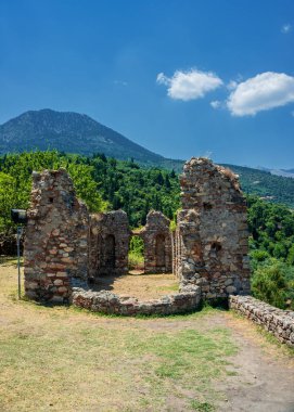 Sparta kasabası, Lakonia, Mora yakınlarındaki ortaçağ, Bizans 