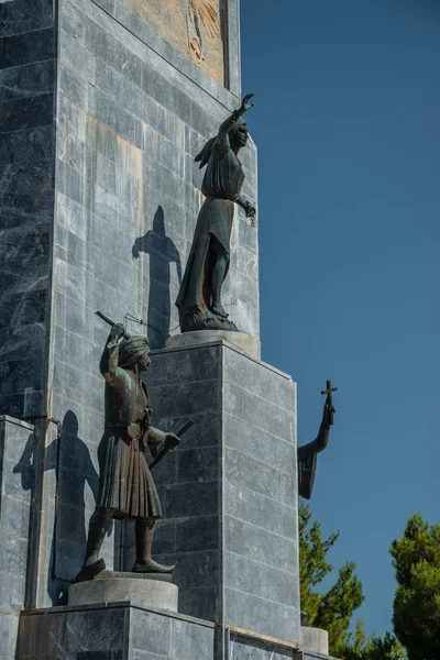 Monumento Dos Heróis Revolução Grega 1821 — Fotografia de Stock