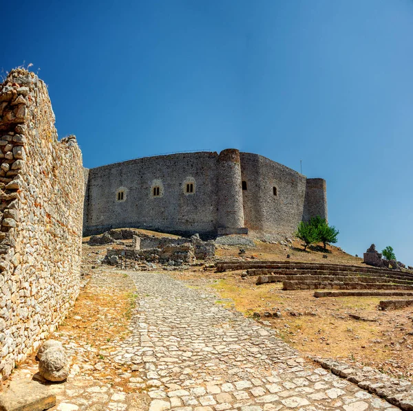 Chlemoutsi Also Known Clermont Castle Kastro Village Municipality Andravida Kyllini — 스톡 사진