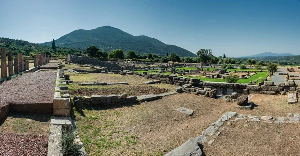 Antik Messene Antik Messini Sitesi Yunanistan Dan Izlenimler — Stok fotoğraf