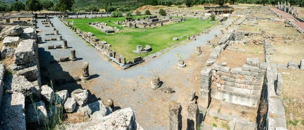 Impressões Antigo Sítio Messene Antigo Messini Grécia — Fotografia de Stock