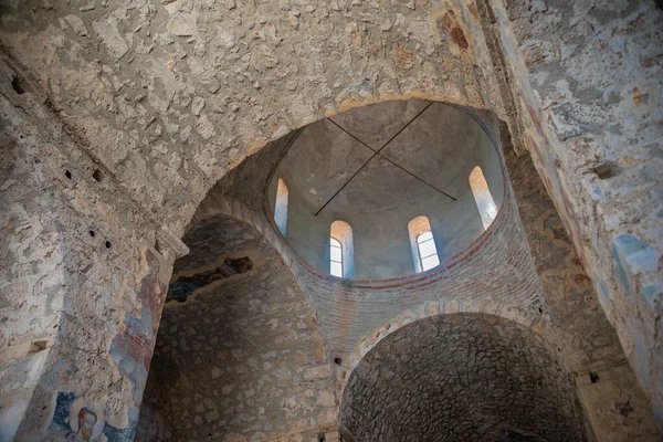 Impresiones Del Castletown Medieval Bizantino Mystras Cerca Ciudad Sparta Lakonia — Foto de Stock